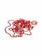 Iliadis Christmas Garland Red 400cm 1pc