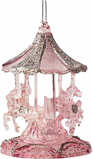 Carousel Acrylic Pink Ornament 10.8x7.5cm Carousel Acrylic Pink Ornament 10.8x7.5cm