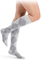 Sigvaris Microfiber Shades Women Graduated Compression Calf High Socks 15-18 mmHg Grey Light