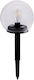 Grundig Spiked Solar Light Ball with Warm White Light IP44 22cmx21cmx21cmcm