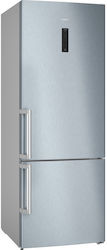 Pitsos Fridge-Freezer 508lt Total NoFrost H193xW70xD80cm Inox