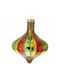 Tear Hanging Ornament Tear Glass Multicolour 12x10cm Set 4pcs