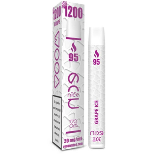 Voom Labs Voom Labs Einweg-E-Zigarette 1200 Einweg-E-Zigaretten Traube 2ml 20mg Lila