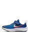 Star Runner 3 Αθλητικά Παιδικά Παπούτσια Running με Σκρατς Game Royal / Midnight Navy / Safety Orange / White