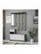 Raynold Mobilier de Intrare cu Oglindă / Cuier & Dulap pentru Pantofi Concrete / White 100x30x180buc