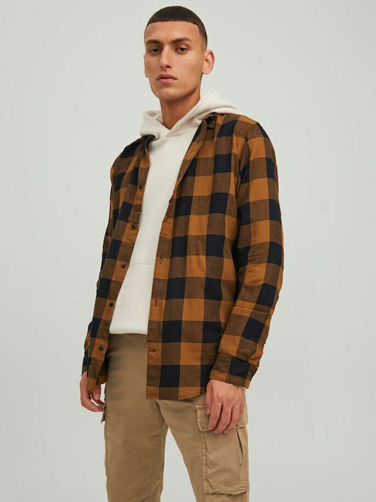 Jack & Jones Βαμβακερό Overshirt Rubber