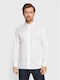 Long-sleeved Cotton Shirt White