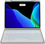 Baseus Brilliance Flip Cover Synthetic Leather with Keyboard English US White (Universal 12.9") ARJK000102