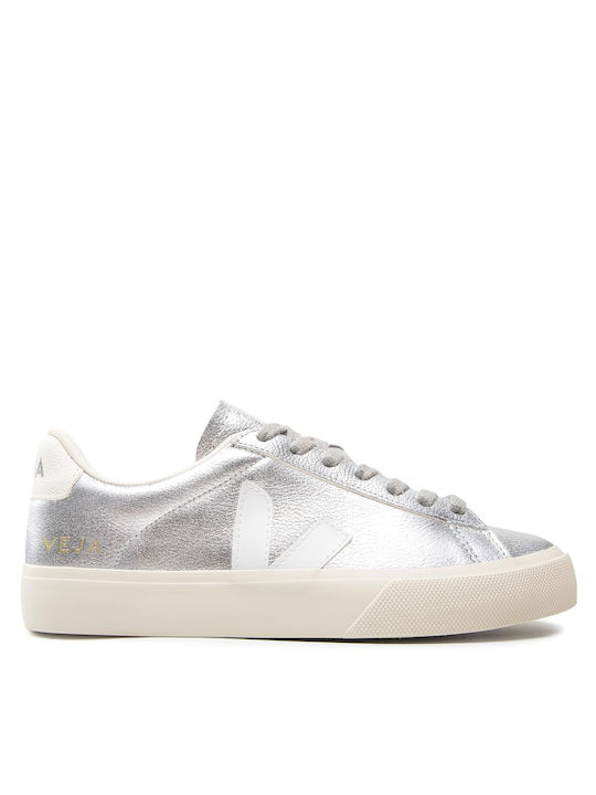 Veja Campo Chromefree Γυναικεία Sneakers Ασημί