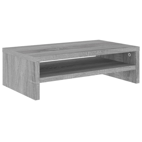 vidaXL Stand Desk Mounted Monitor Gray (815268)