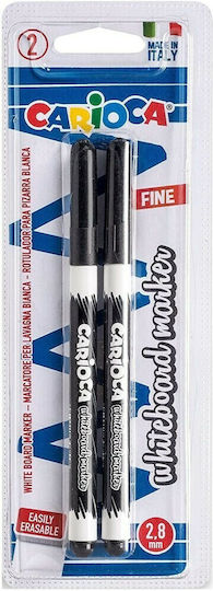 Carioca Whiteboard-Marker 2.8mm Schwarz 2Stück