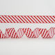 Eurolamp Christmas Ribbon White 91x6.35cm 6pcs