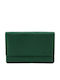 AN Large Leather Women's Wallet Classic Green