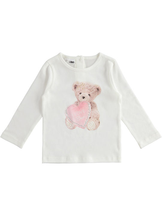 iDO Kids Blouse Long Sleeve Ecru