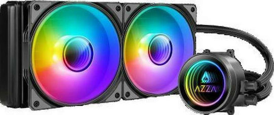Azza Galeforce 240 Υδρόψυξη AIO CPU με 2 Ανεμιστήρες 120mm και ARGB Φωτισμό