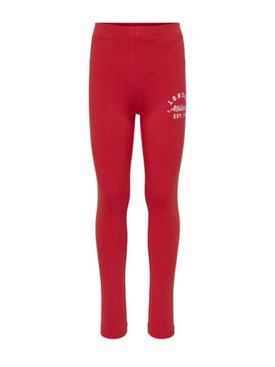 Kinder Leggings Lang Rot