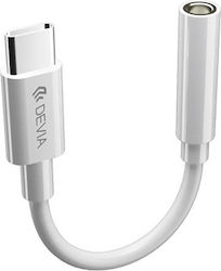 Devia EC608 USB-C Männlich zu 3.5mm Weiblich Konverter Devia EC608 USB-C Männlich zu 3.5mm Weiblich Konverter