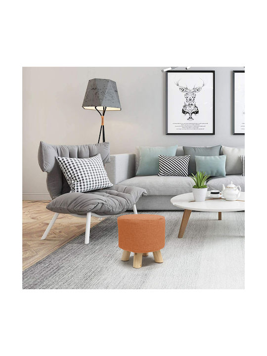 Hocker Für das Wohnzimmer Gepolstert mit Stoff ...
