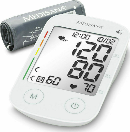 Medisana BU 535 without Greek language Electronical Blood Pressure Monitor Arm with Voice Function & Arrhythmia Detection