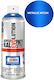 Pinty Plus Spray Paint Evo with Metallic Effect Blue MT154 400ml