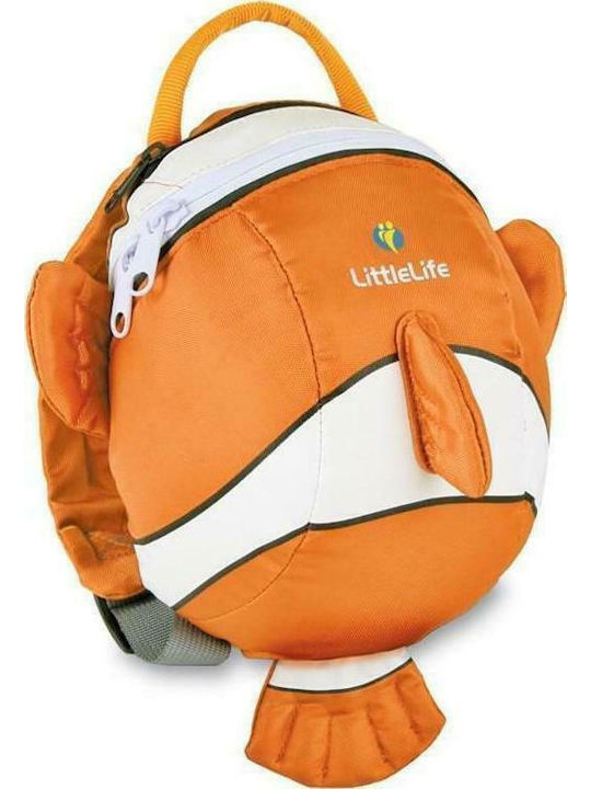 Littlelife Little Life Animal Toddler Clownfish Σχολική Τσάντα Πλάτης Νηπιαγωγείου Πορτοκαλί