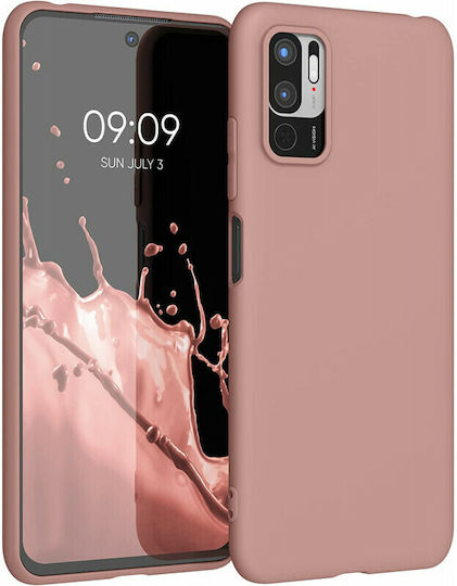 KWmobile Back Cover Σιλικόνης Winter Rose (Redmi Note 10 5G / Poco M3 Pro)