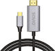 Savio CL-171 HDMI 2.0 Cable HDMI male - USB-C male 2m Silver