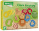 Globo Shape Sorting Toy Geometric Shapes Stacking made of Wood for 12++ Months