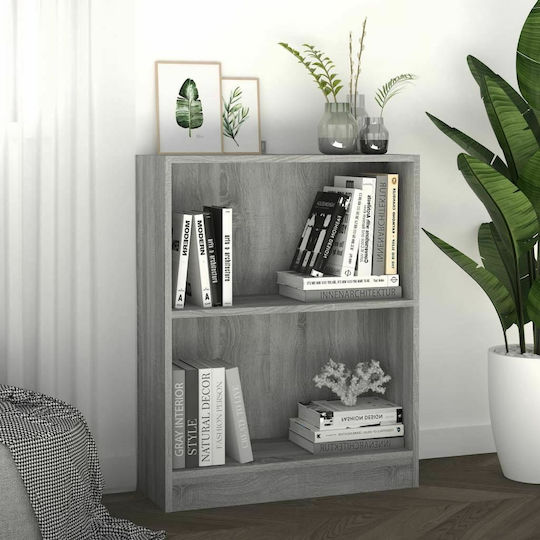 Βιβλιοθήκη Γκρι Sonoma 60x24x74.5εκ.
