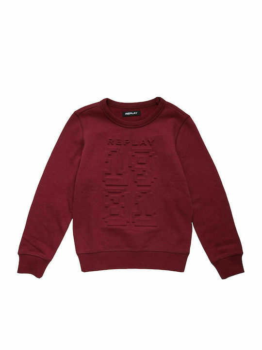 Replay Kids Sweatshirt Burgundy