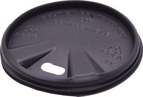 Matrix Pack Disposable Cup Lids Sip Lid in Black Colour (100 pcs)