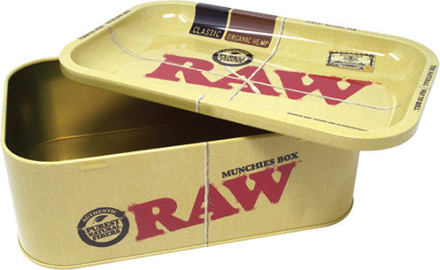 Raw Rolling Tray Munchies Box 90mm 17cm