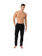 Vamp Men's Winter Cotton Pajama Pants Black