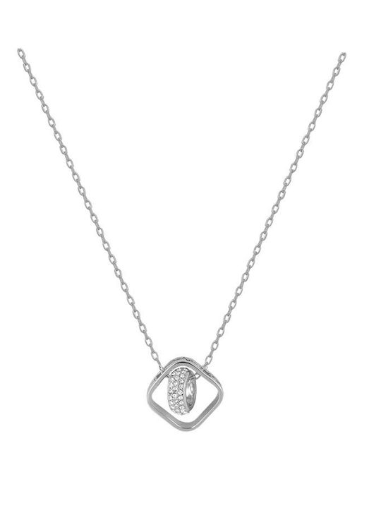 Sava Jewellery Κολιέ από Λευκόχρυσο