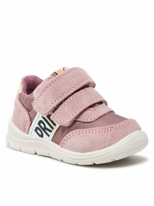 Primigi Παιδικά Sneakers Chif με Σκρατς για Κορίτσι Ροζ