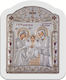 Slevori Εικόνα Heilige Familie Silber 34.5x44.5cm