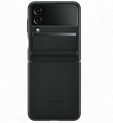 Samsung Flap Umschlag Rückseite Leder Schwarz (Galaxy Z Flip4) EF-VF721LBEGWW