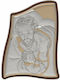 Slevori Εικόνα Heilige Familie Silber 15x21cm