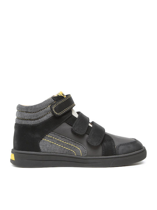 Kids Sneakers High with Scratch Black