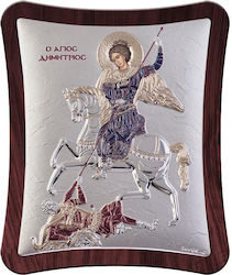 Slevori Imaginea Sfântul Dumitru Argint 21x25cm