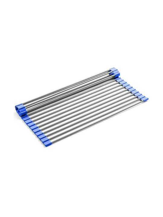 Dry Sink Rack Inox Silver 23.2x47.2cm
