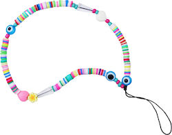 Hurtel Lanyard Pendant String Beads Pattern 1 Λουράκι Λαιμού για Κινητά Πολύχρωμο