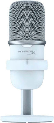 HyperX Microfon USB HyperX SoloCast Tabletop în Culoare White 519T2AA