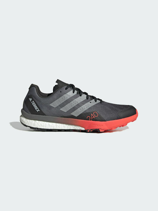 Terrex Speed Ultra Ανδρικά Αθλητικά Παπούτσια Trail Running Core Black / Matte Silver / Solar Red