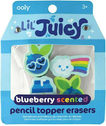 Ooly Eraser for Pencil and Pen Lil’ Juicy Blackberry 4pcs