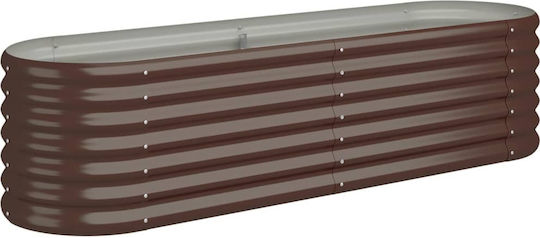 vidaXL Planter Box Metal Maro 152x40x36cm.