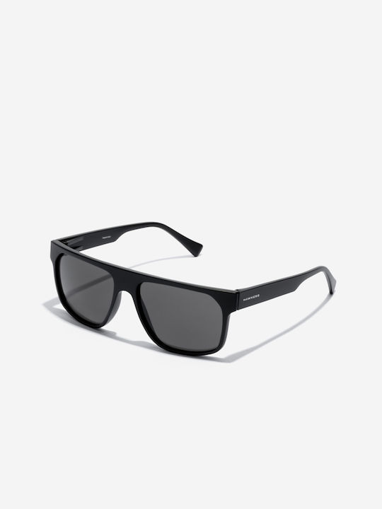 Hawkers Cheedo Men's Sunglasses with Black Acetate Frame and Gray Polarized Lenses Carbono Black