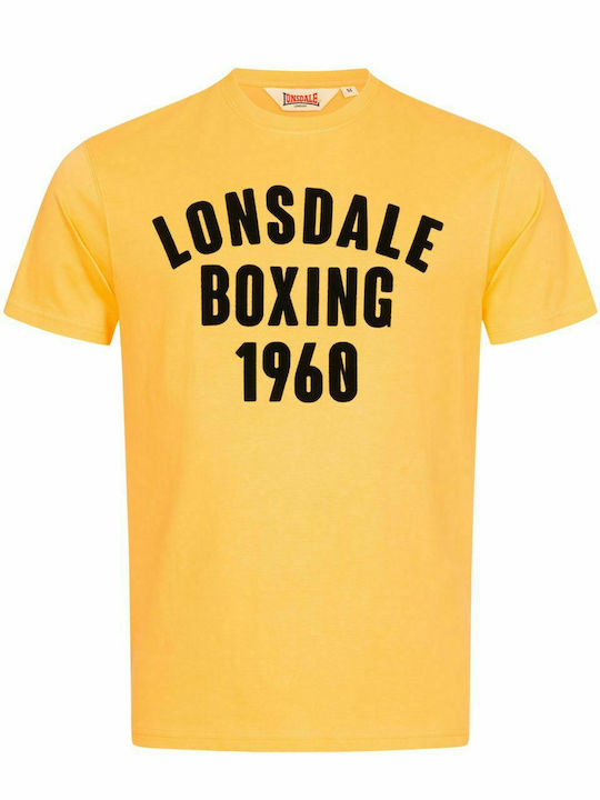 Lonsdale Pitsligo Herren T-Shirt Kurzarm Gelb