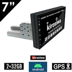Kirosiwa Ηχοσύστημα Αυτοκινήτου Universal 1DIN (USB/WiFi/GPS) με Οθόνη Αφής 7"