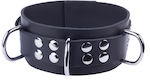 Kinksters Ultra Leather Collar Black 1pcs